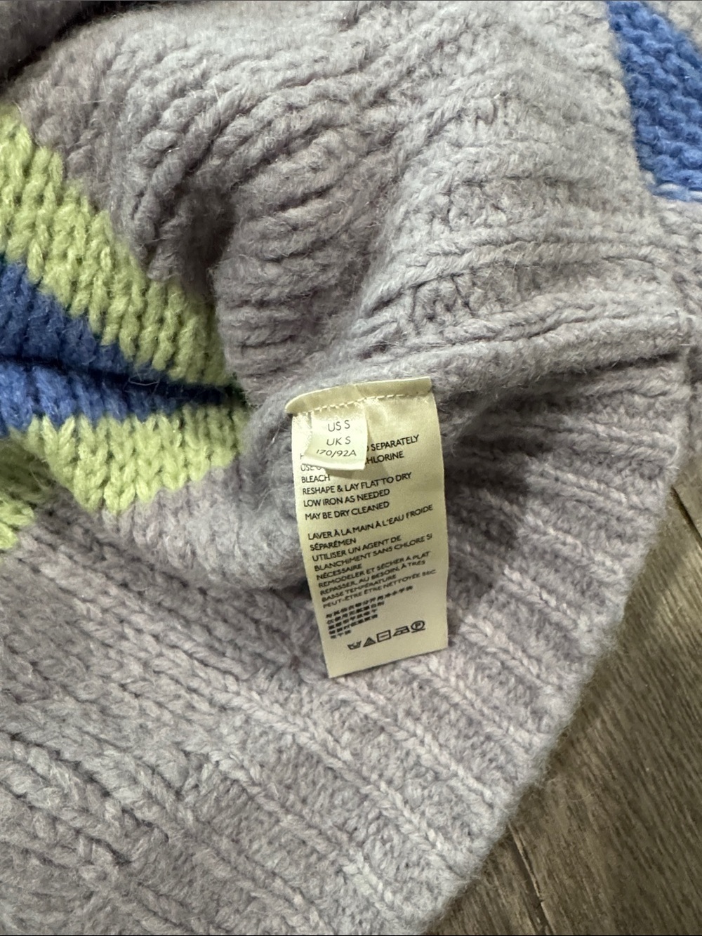 Free People Fine Time Stripe Cardigan-Neptune S - Picture 6 of 7
